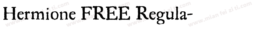 Hermione FREE Regula字体转换
